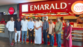 Emerald Restaurant outlet opening at Kozhikode Cyberpark food court with a variety of snacks and bev