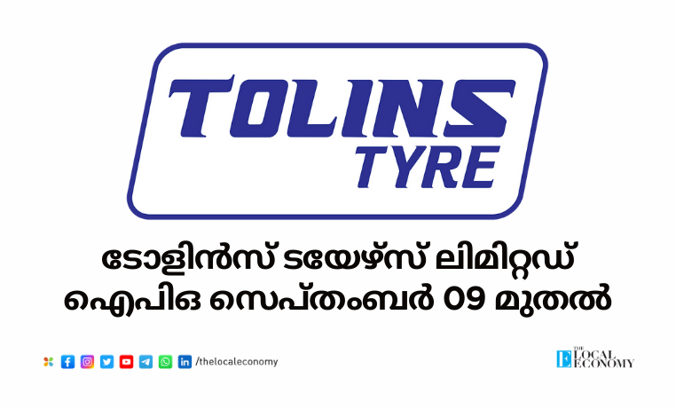 Tolins Tyres Limited announces IPO with a price band of ₹215-₹226, opening on September 9, 2024.