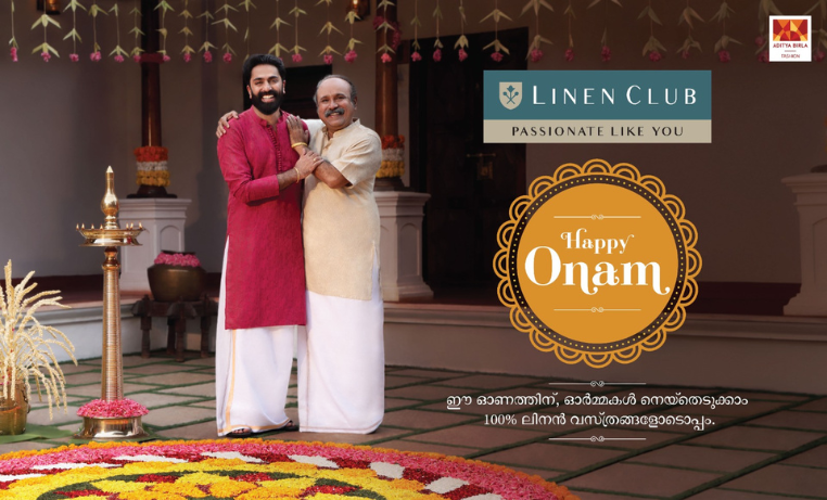 Linen Club launches Onam campaign 'Onam Vagdhanam' with Govind Padmasoorya and a song by Sithara Kri