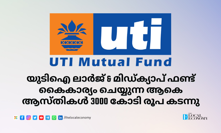 UTI Large & Mid Cap Fund having an AUM of over Rs. 3,000 Crores