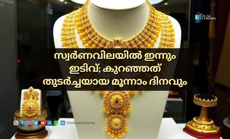 Gold Prices Continue to Drop in Kerala for Third Consecutive Day