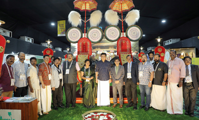 'Kerala Festival Destination' Pavilion Showcasing Cultural Celebrations at Kerala Travel Mart