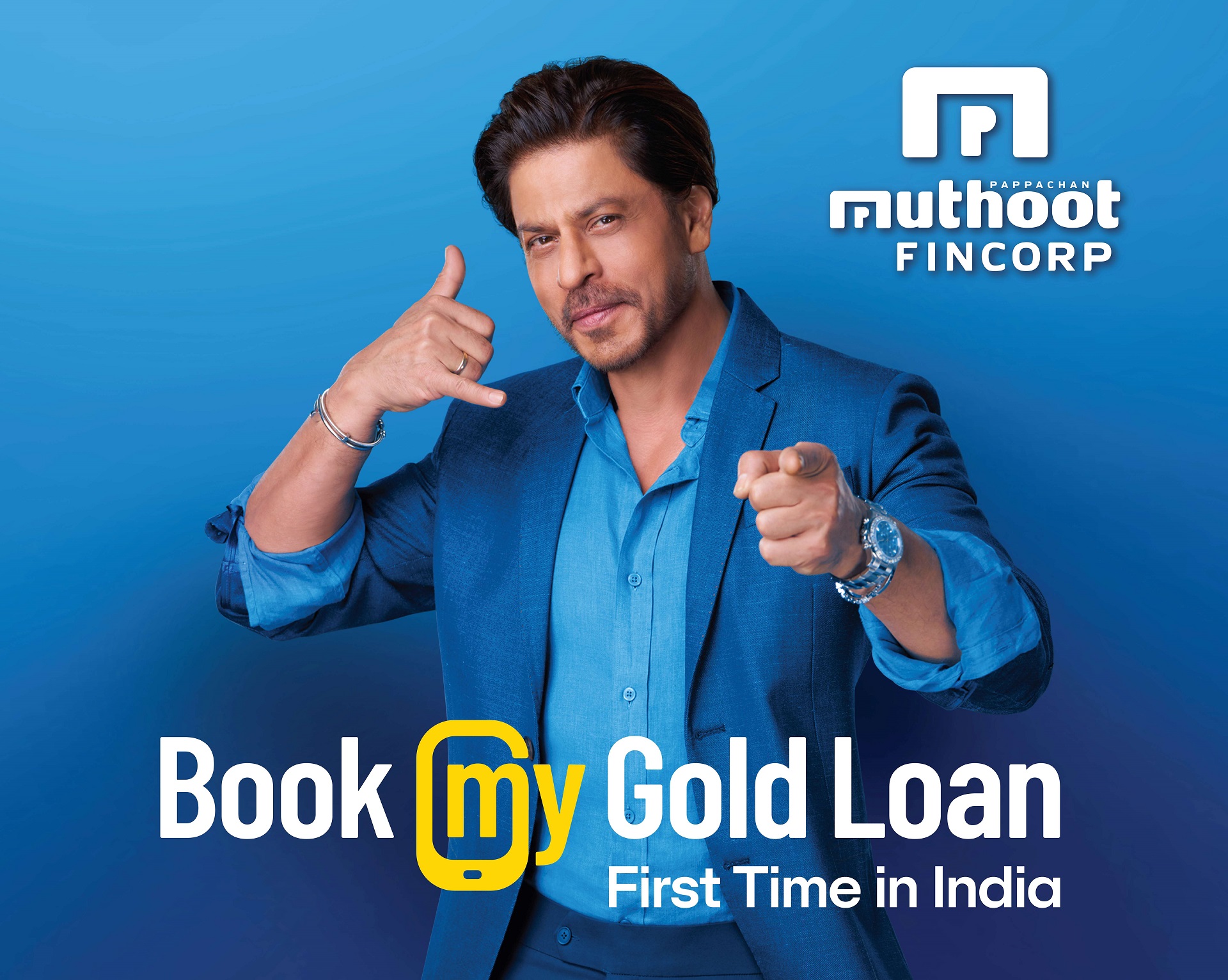 Muthoot FinCorp Launches ‘Book My Gold Loan’ Campaign with Shah Rukh Khan